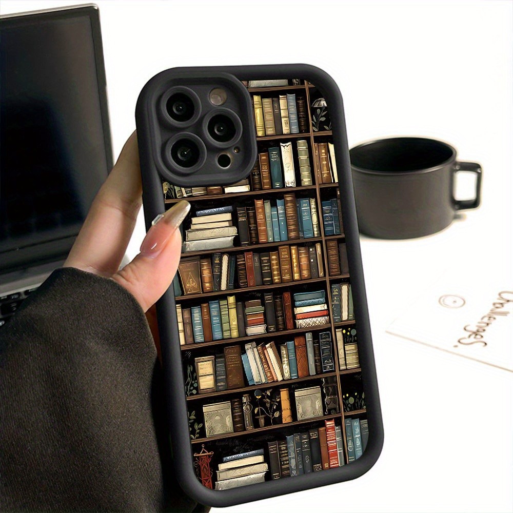 Computer Case - ブックシェルフ型クリエイティブパターンのiPhoneケース iPhone 17 11 12 13