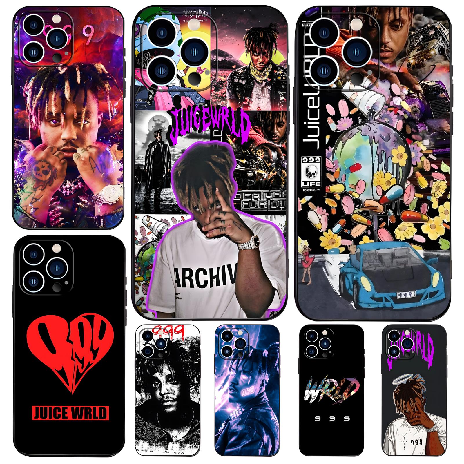 Computer Case - ジュースクール999ワールドファッションデザインins風iPhoneケース iPhone17/16/16e/15/14/13/12Plus/Mini/Pro/Max対応 耐衝撃 ソフトブラックケース