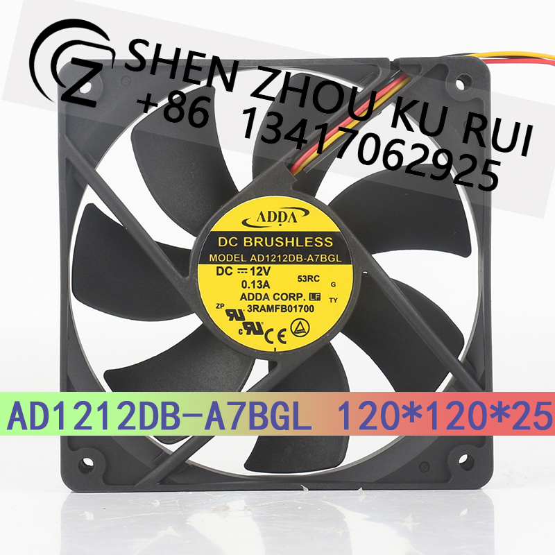 Case Fan Controller - ADDA 12V 0.13A12025 シャーシ電源制御超静圧 AD1212DB-A7BGL 冷却ファン
