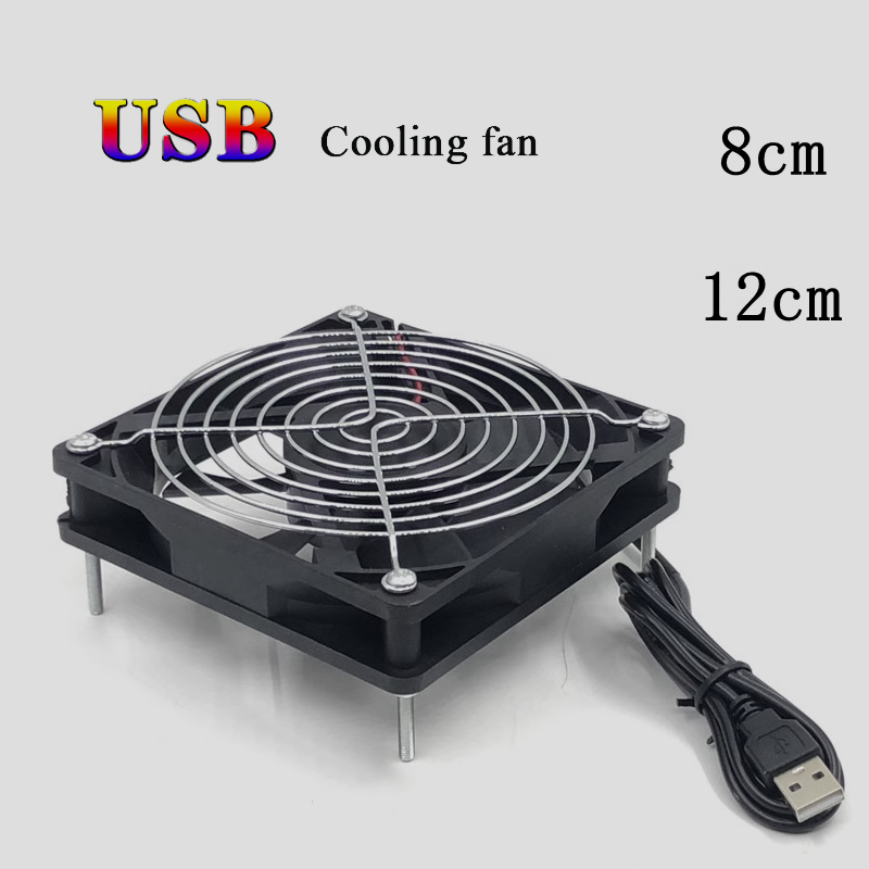 Pc Chassis - 8/12 センチメートル 12V USB 電源コンピュータ PC