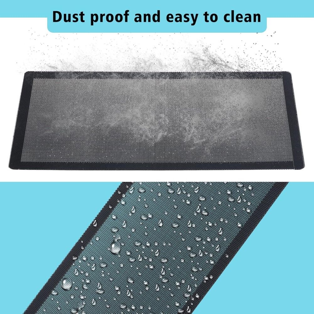 Dust Filter Pc - 新しいPVC製ダストフィルターカバー ブラック マグネットフレーム PCクーラーフィルター 120mm/140mm PCファン
