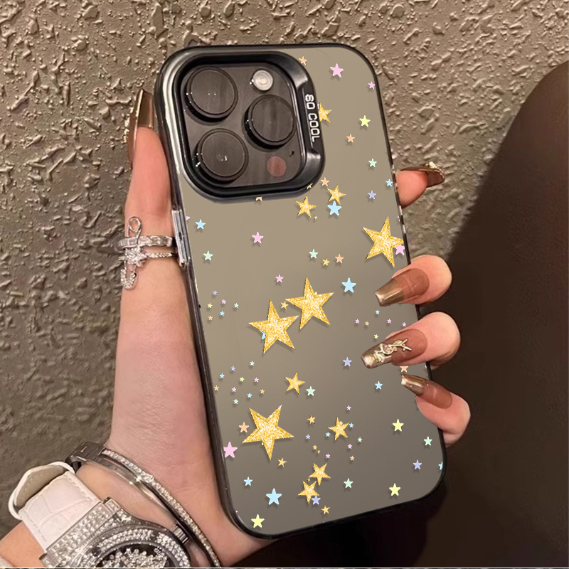 Matte Pc Case - カラフルな星柄マットハードケース Xiaomi Redmi Note 14 13