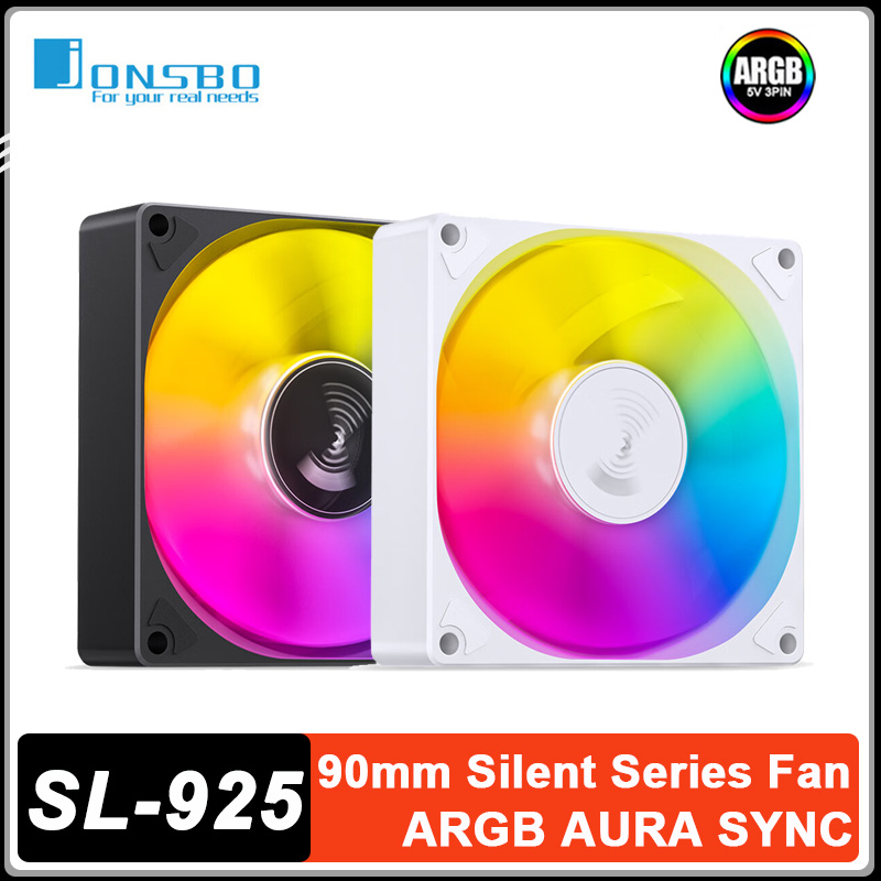 Case Fan Controller - JONSBO SL-925 ARGB ケース冷却ファン 92 ミリメートルインテリジェント温度制御