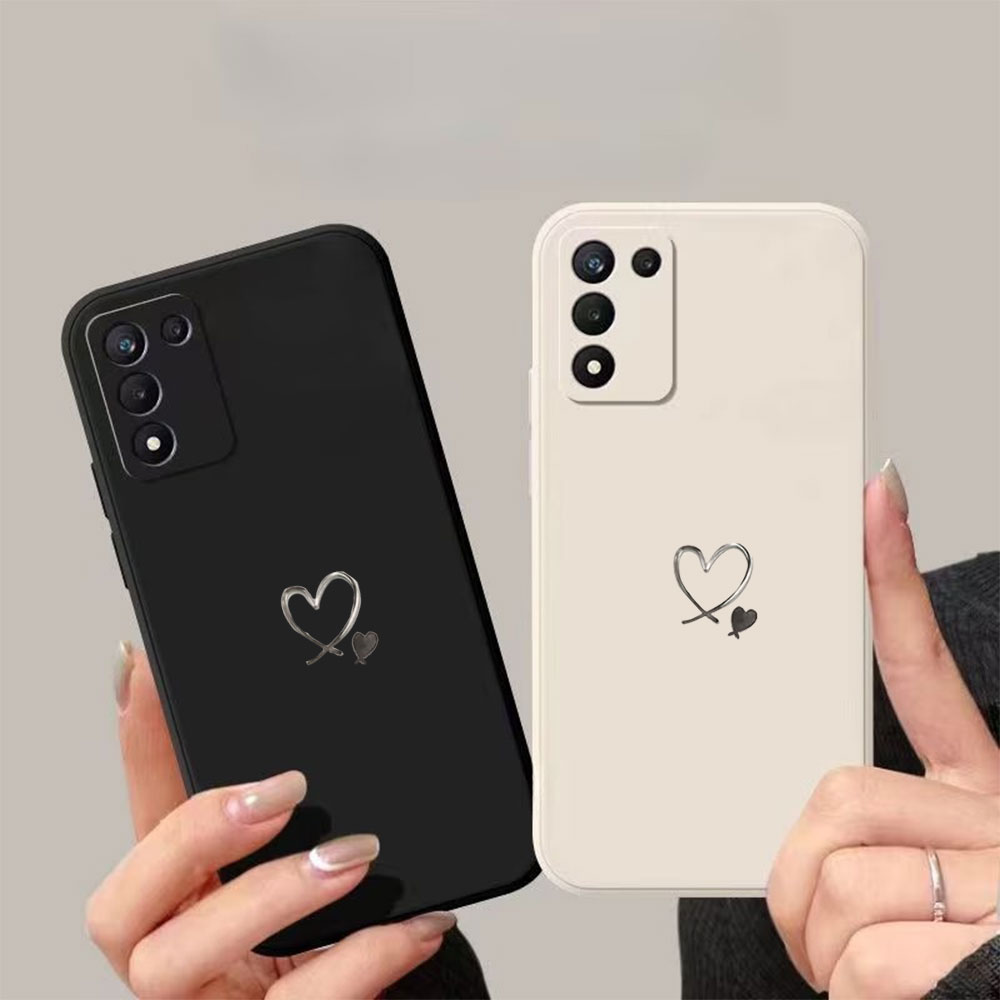 Computer Case - 愛のハートプリント落下防止スマホケース Samsung Galaxy S26 S25 Edge