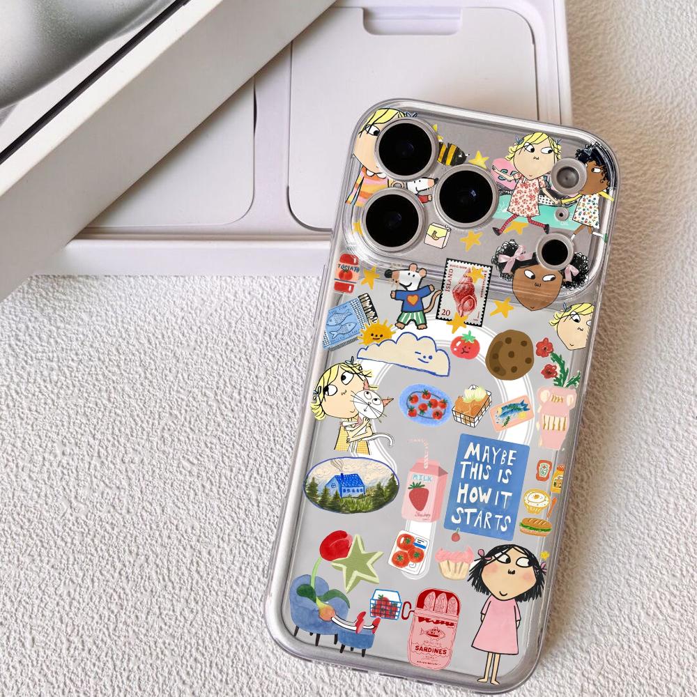 漫画C-チャーリーとローラのスマホケース、iPhone 17 - Computer Case のレビューと価格