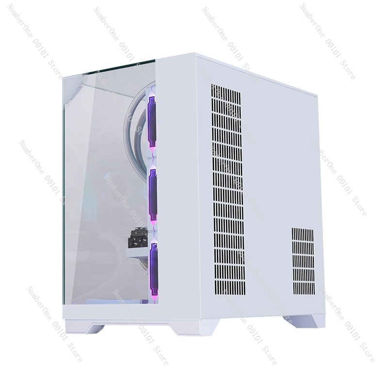 ATXゲーミングPCケース パノラマ強化ガラス 7ファン対応 - Atx Case のレビューと価格