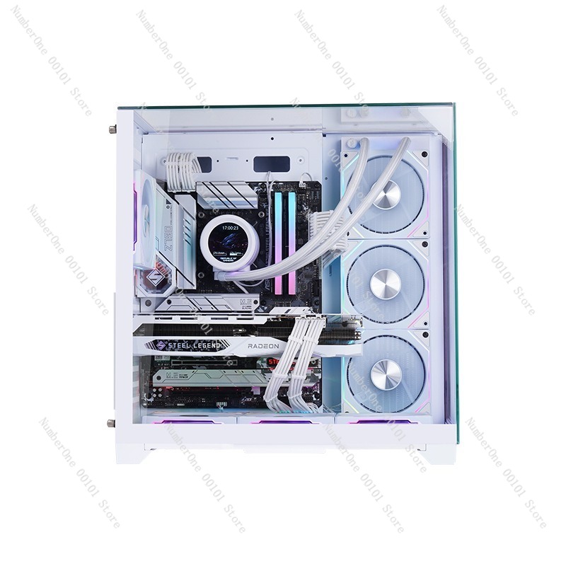 ATXゲーミングPCケース パノラマ強化ガラス 7ファン対応 - Atx Case のレビューと価格
