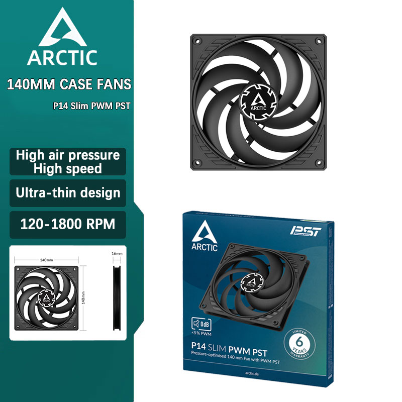 ARCTIC P14 スリム PWM PST デスクトップP - Case Fan Controller のレビューと価格