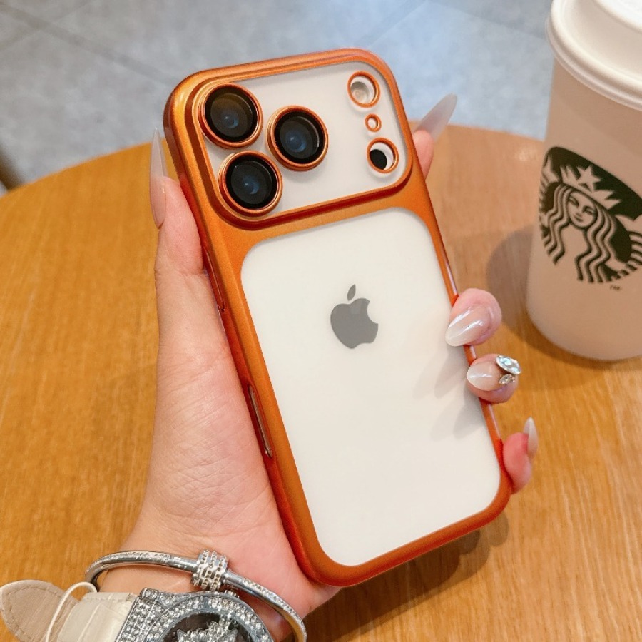 男女兼用 高級マットクリア電気メッキケース iPhone 1 - Matte Pc Case のレビューと価格