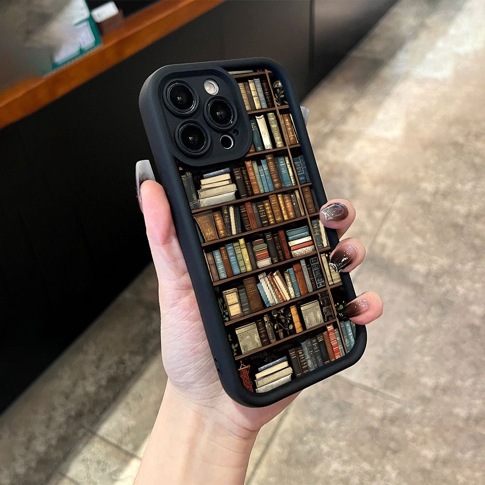 ブックシェルフ型クリエイティブパターンのiPhoneケース  - Computer Case のレビューと価格