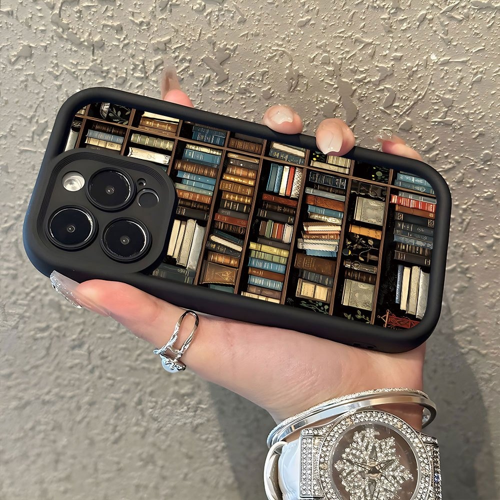 ブックシェルフ型クリエイティブパターンのiPhoneケース  - Computer Case のレビューと価格