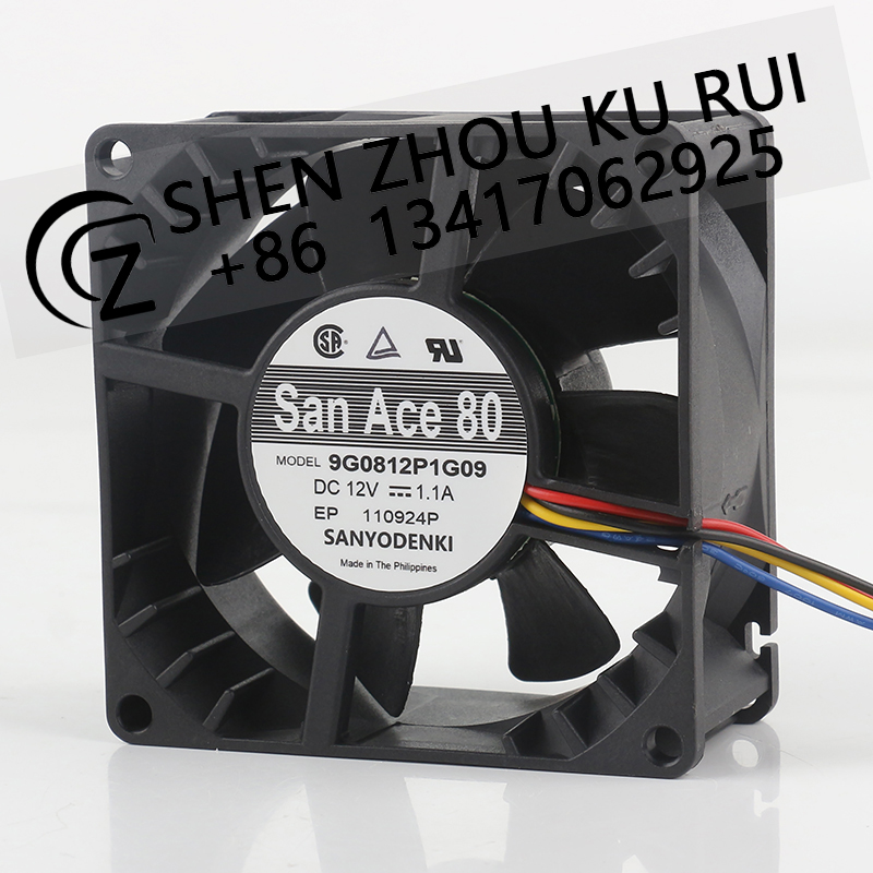 三洋電機 12V 1.1A AC EC 8038 80x80 - Case Fan Controller のレビューと価格