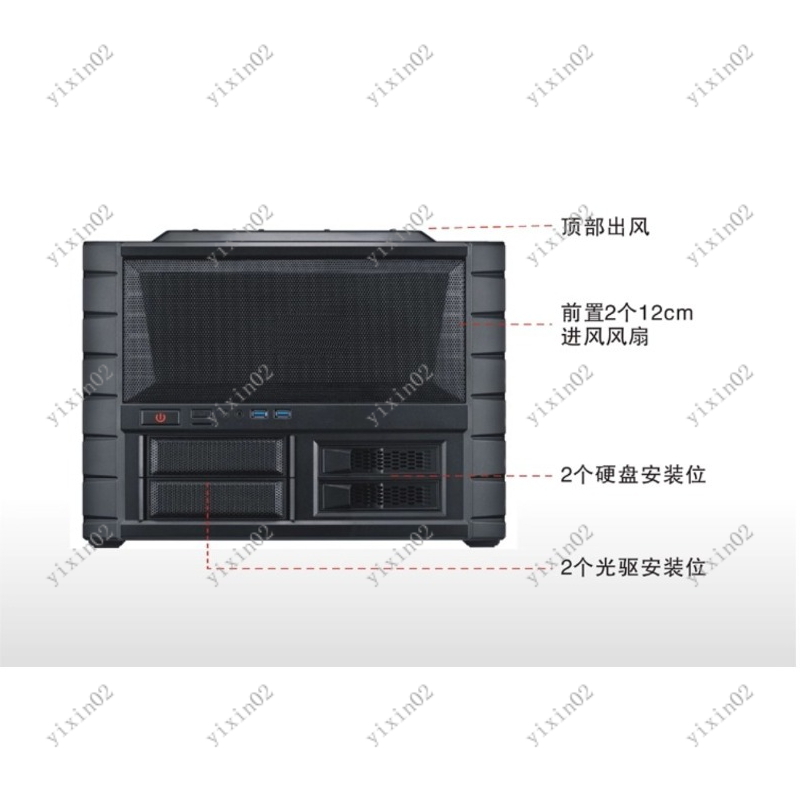 ATX マザーボード対応 コンピューターケース - 横型レイ - Atx Case のレビューと価格