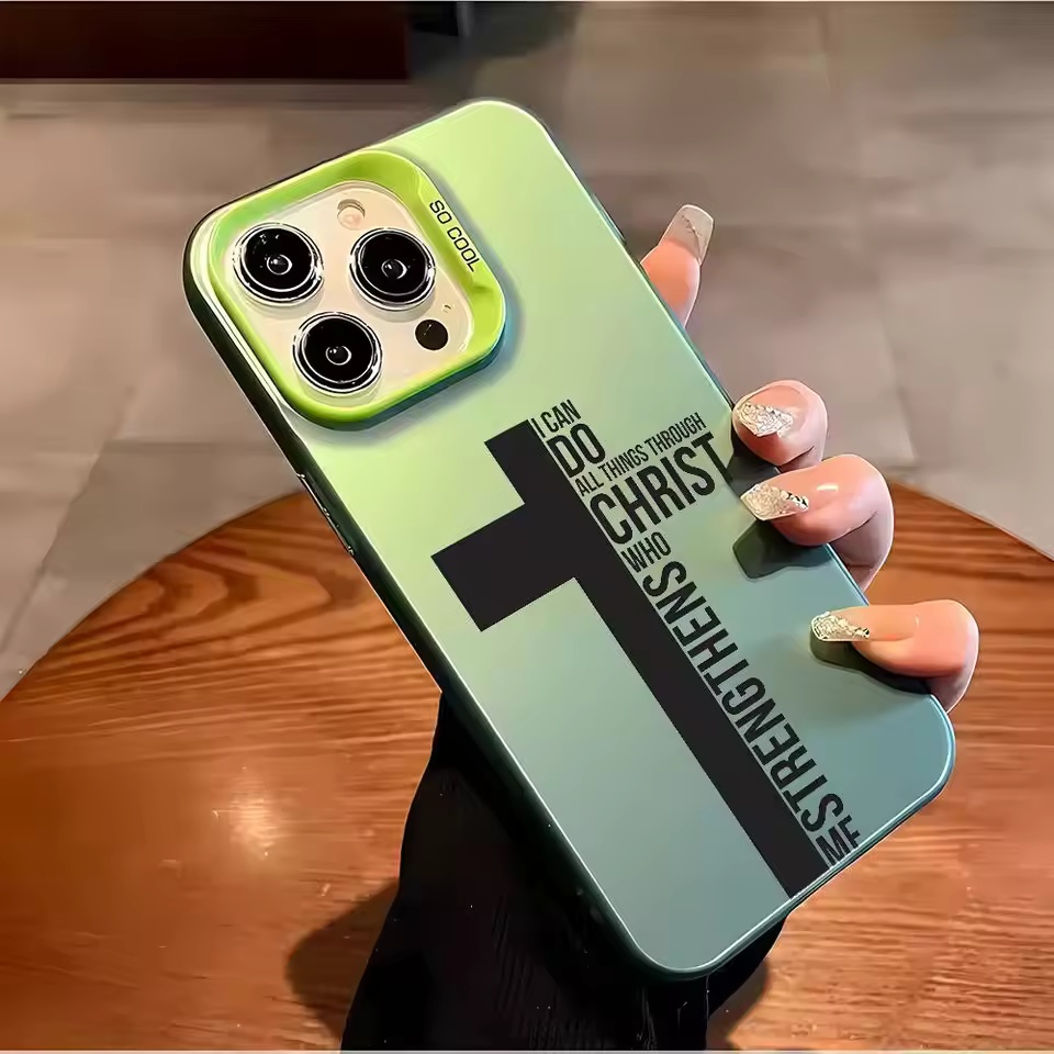 指紋防止クロス聖書柄iPhoneケース iPhone 17  - Mini Pc Case のレビューと価格