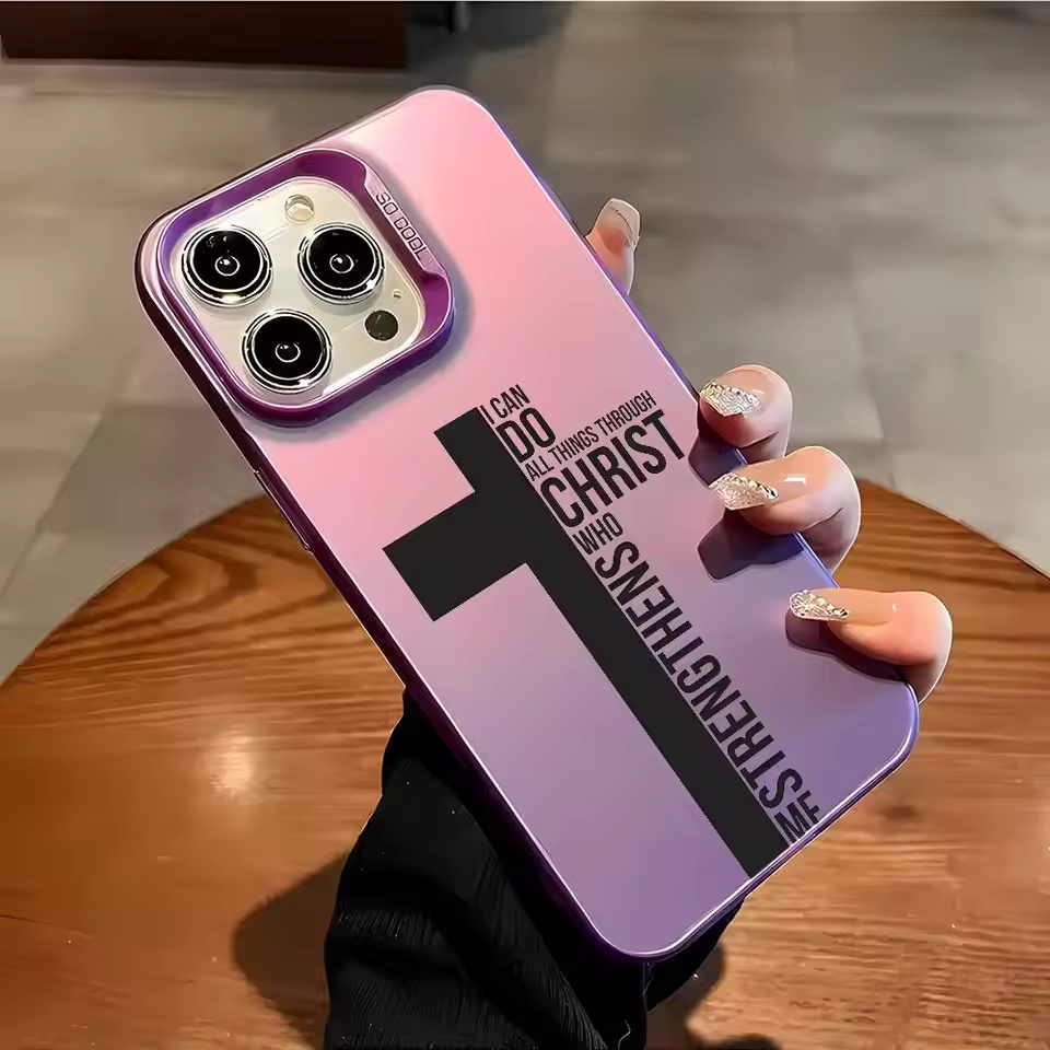 指紋防止クロス聖書柄iPhoneケース iPhone 17  - Mini Pc Case のレビューと価格
