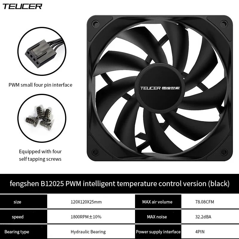 Teucer-PWMファン,サイレントコンピューターケース, - Case Fan Controller のレビューと価格