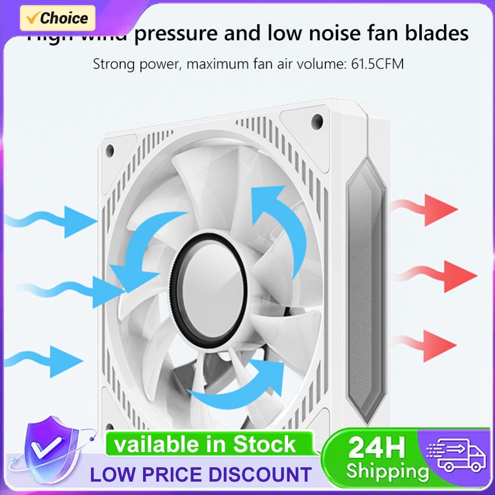 120mm PCファン、自動速度調整機能付き、発光機能搭載、 - Case Fan Controller のレビューと価格