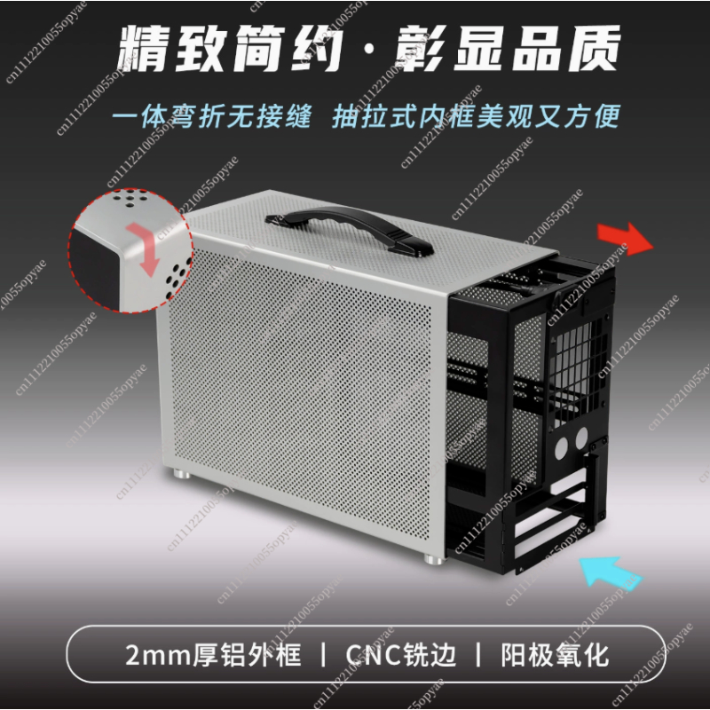 D3 アルミニウムミニ PC ケース 280 水冷 ATX  - Atx Case のレビューと価格