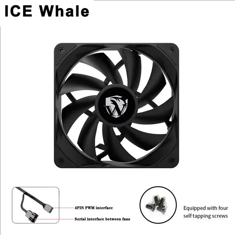 ICE Whale IW-12025 120mm冷却ファン  - Case Fan Controller のレビューと価格