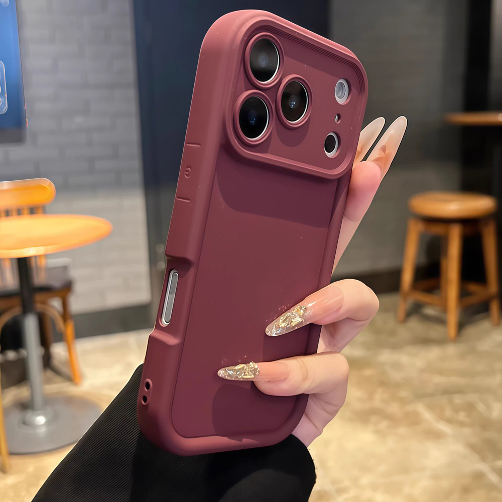 無地のヘビーウェイトスマホケース iPhone 18 17  - Matte Pc Case のレビューと価格