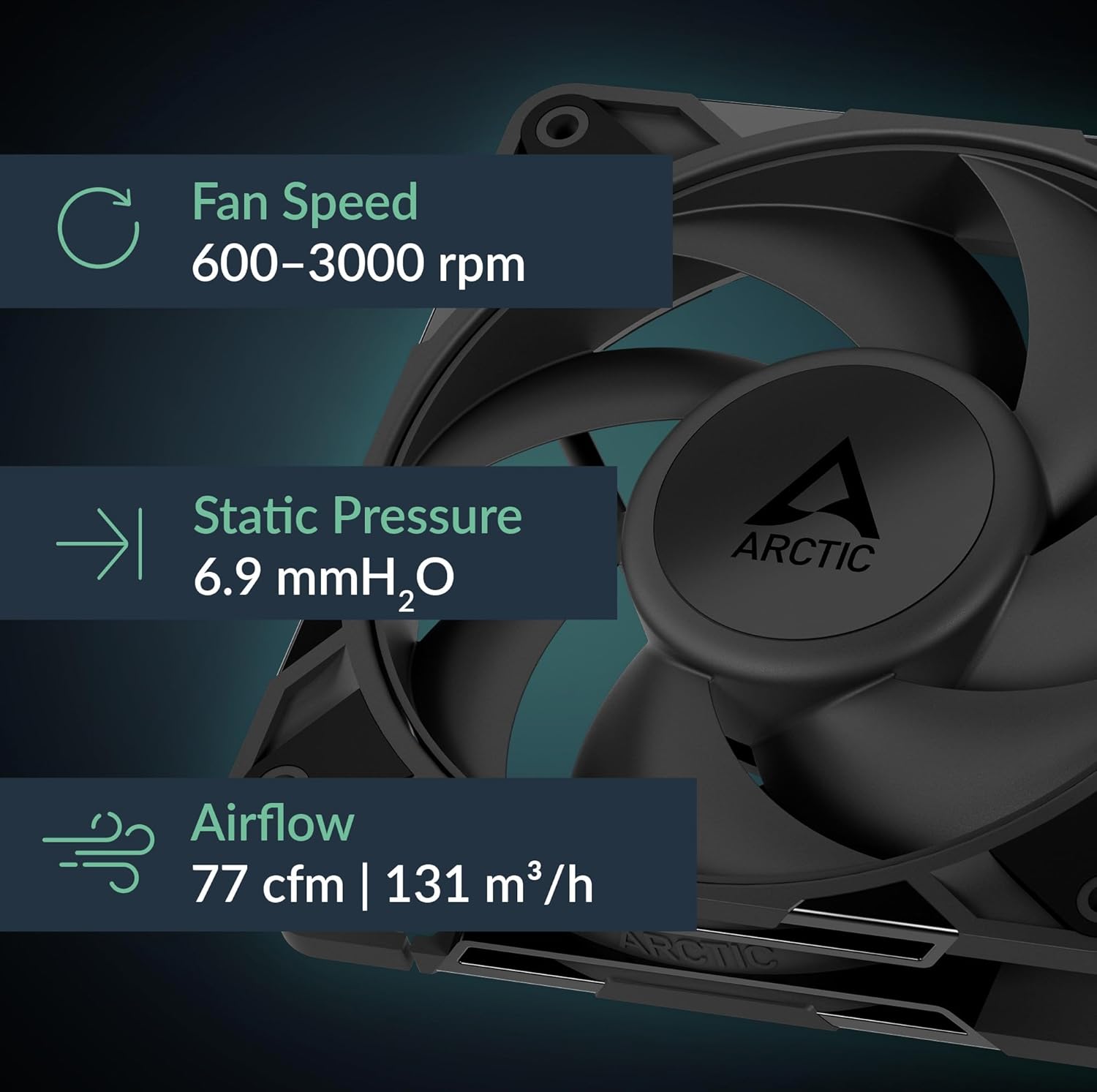 ARCTIC P12 Pro コンピューターデスクトップ用1 - Case Fan Controller のレビューと価格