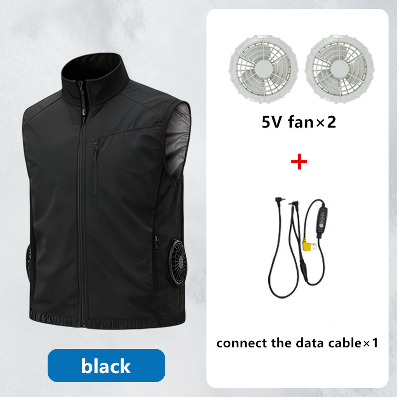 夏用男性用熱中症予防冷却高風量ファンインテリジェント空調服ベ - Case Fans のレビューと価格