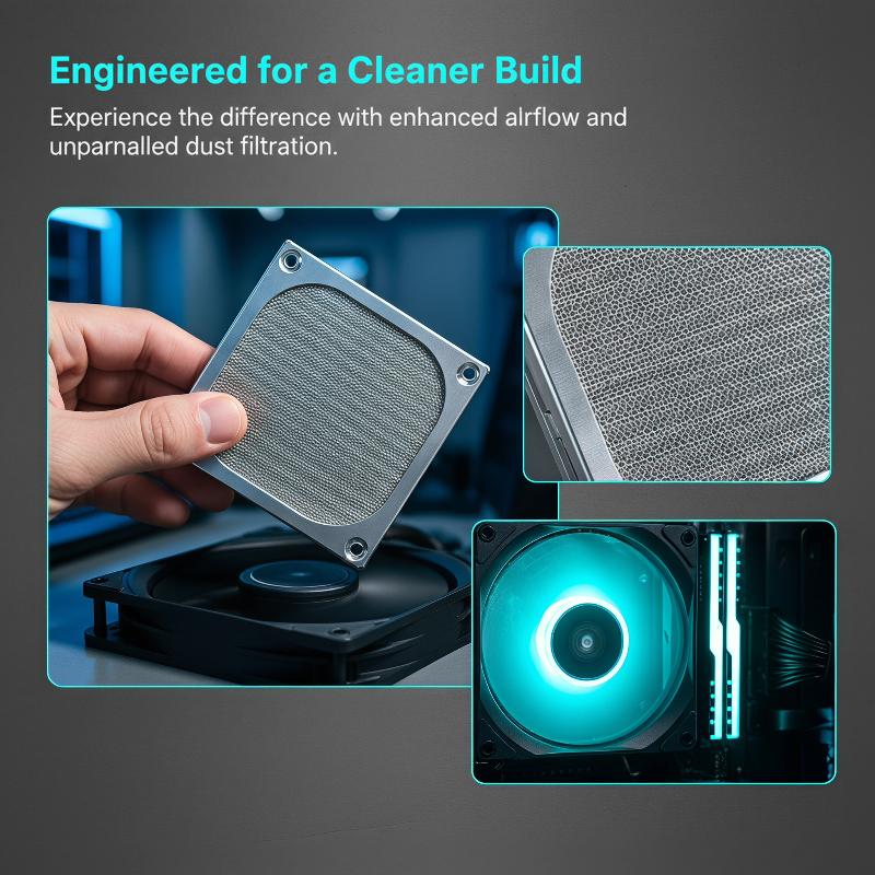 金属製冷却ファン防塵カバー 高風量フィルターネット 6/8/ - Dust Filter Pc のレビューと価格